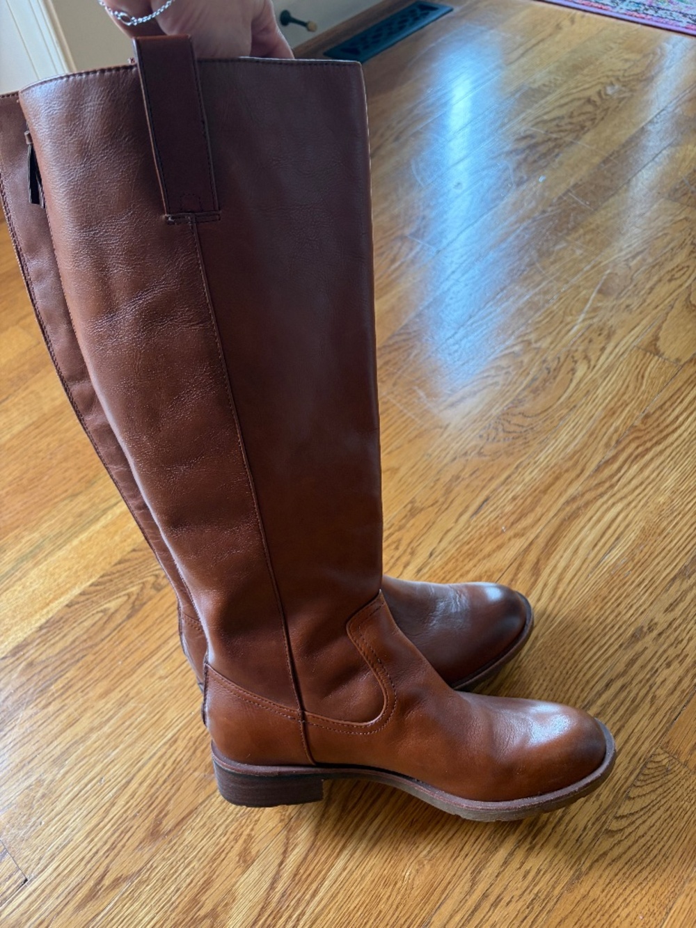 Sofft Samantha womens tall boots, size 9, Brown leather